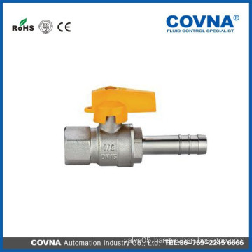 male/hose connector with aluminium handle lpg gas valve